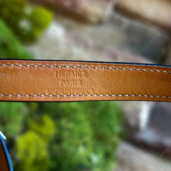 HERMES Bleu Nuit Swift Double Tour Kelly Bracelet - Picture 5 of 5